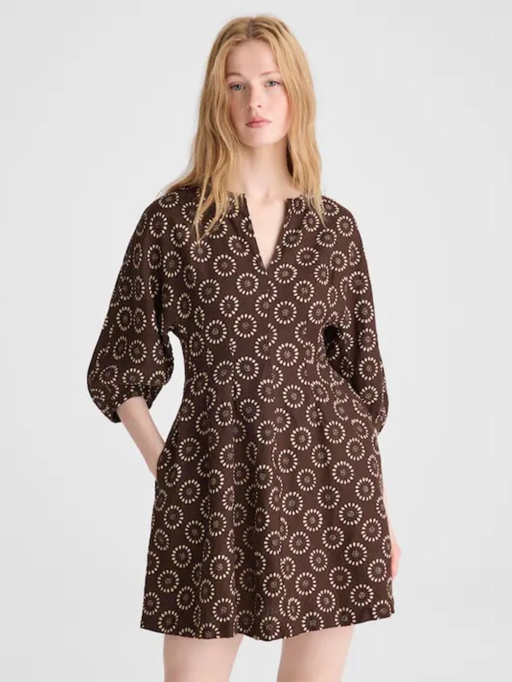 NWT Madewell Splitneck Mini Dress